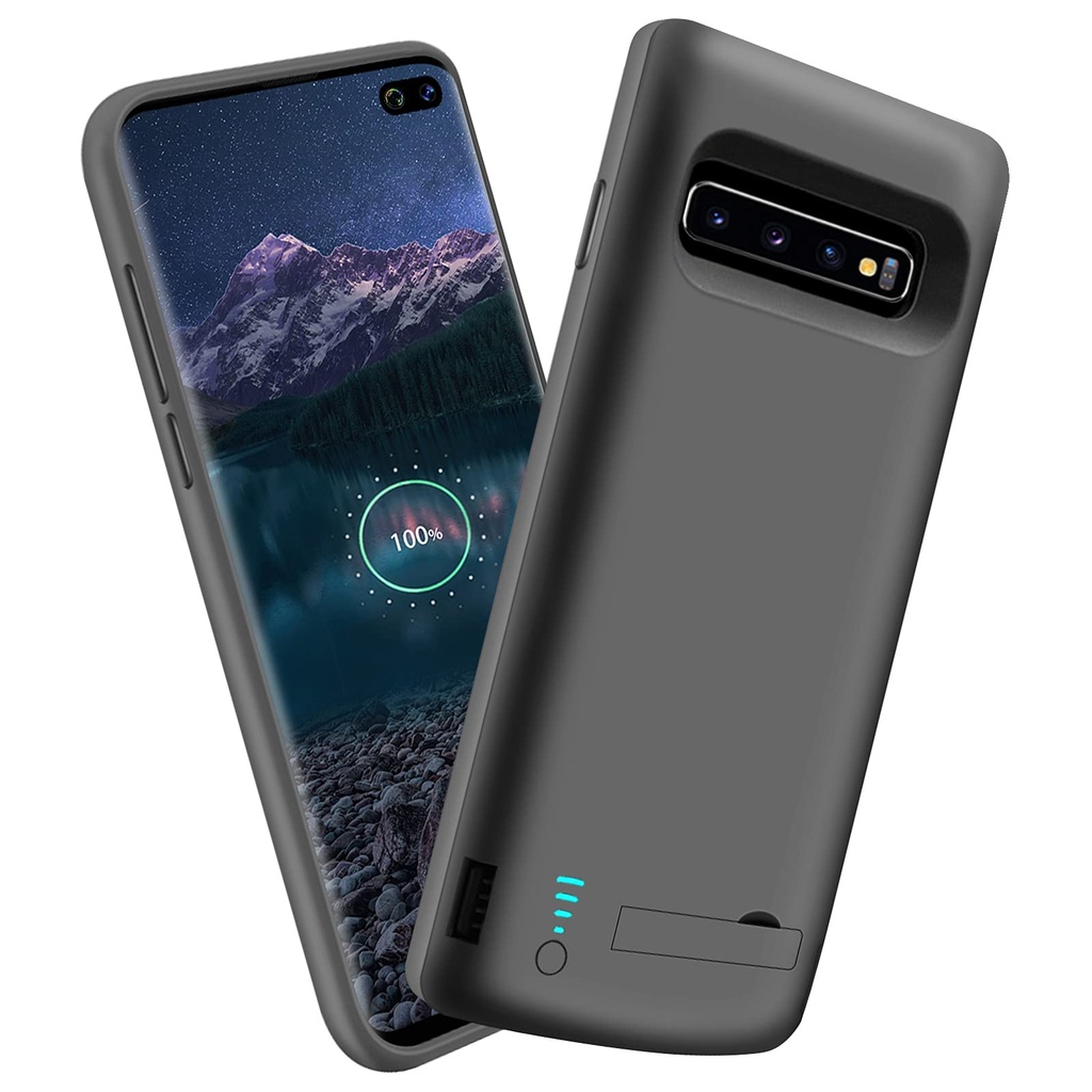 Sitong Battery Case for Samsung Galaxy S10+ Plus, 6000mAh Rechargeable Extended Battery Charge