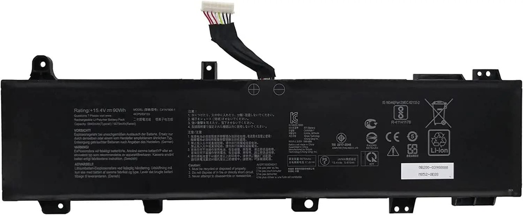 C41N1906-1 B0B200-03620000 0B200-03590000 Laptop Battery Compatible with ASUS ROG Zephyrus
