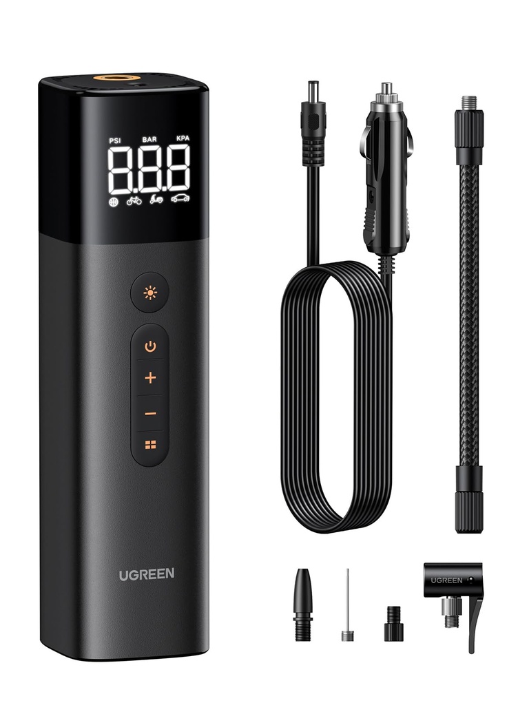 UGREEN Tyre Inflator Digital Car Tyre Pump 150 PSI 12V Tire Inflator