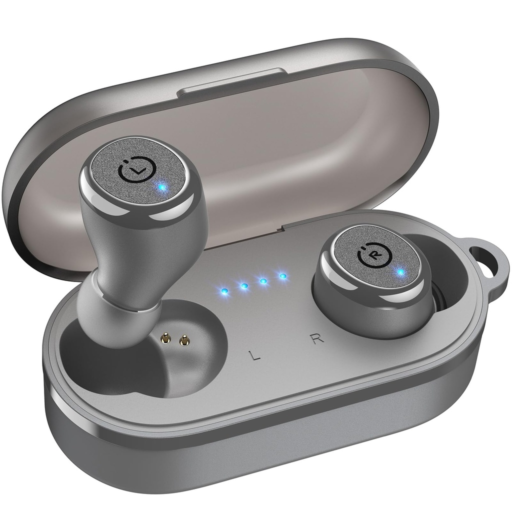 TOZO T10 Wireless Earbuds Bluetooth 5.3 Headphones, App Customize EQ, Ergonomic Desigh, 55H
