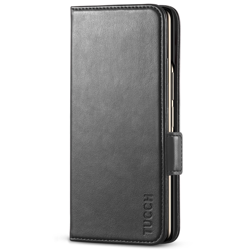 TUCCH Case for Galaxy Z Fold 5 2023, Shockproof Wallet Case with S Pen Holder[RFID Blocking