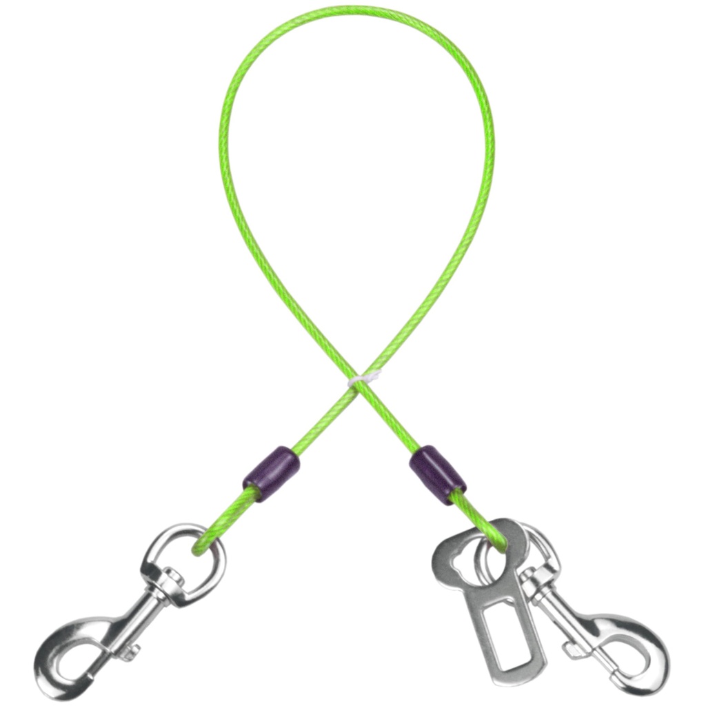 Mi Metty Dog Car Seat Belt, Dog Car Harnesses Chew Proof Steel Rope Cable, Waterproof Dogs S