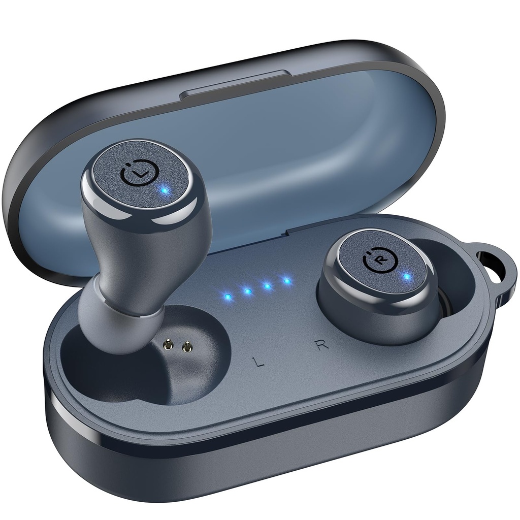 TOZO T10 Wireless Earbuds Bluetooth 5.3 Headphones, App Customize EQ, Ergonomic Design, 55H