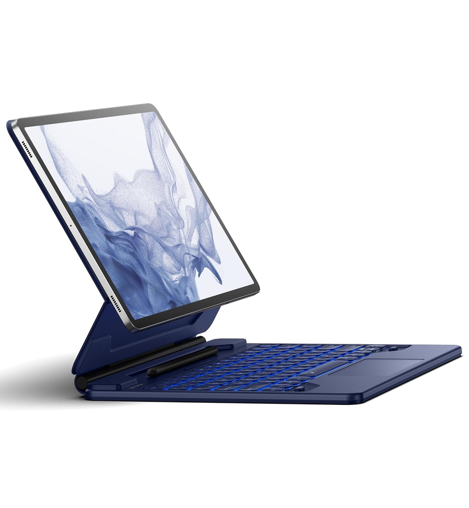 Dexnor for Samsung Galaxy Tab S9+ Plus/S9 FE+ Plus/S8+ Plus/S7+ Plus/S7 FE Case with Keyboa