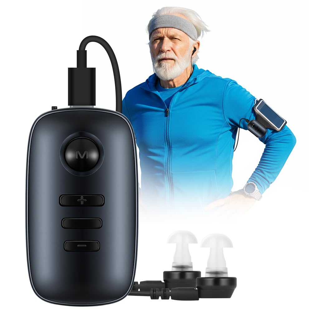 Aolso Digital Personal Sound and Voice Amplifier with Double Ear Headphone, Pocket Sound Vo