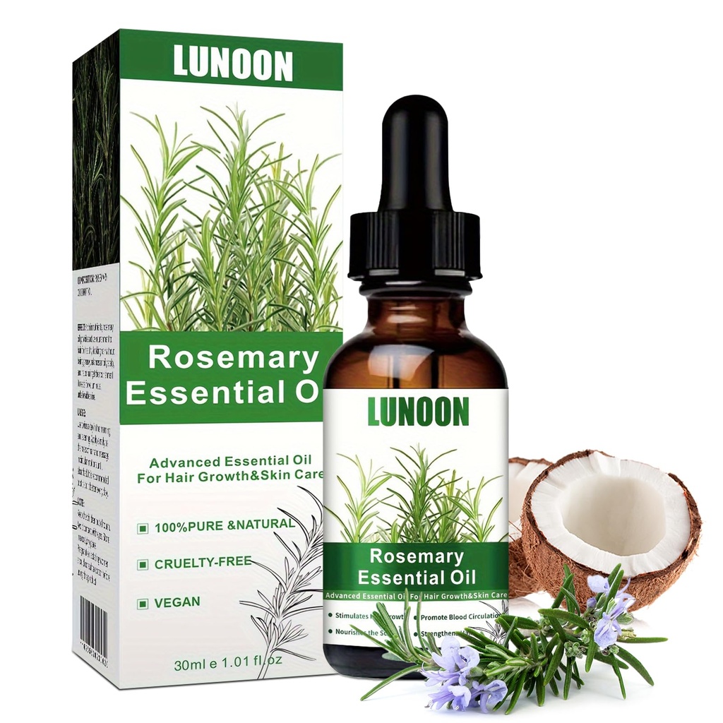 Rosemary Hair Oil for Hair Growth, Rosemary Hair Oil with Coconut & Jojoba Oil Ã¢Â€Â“ Nouri