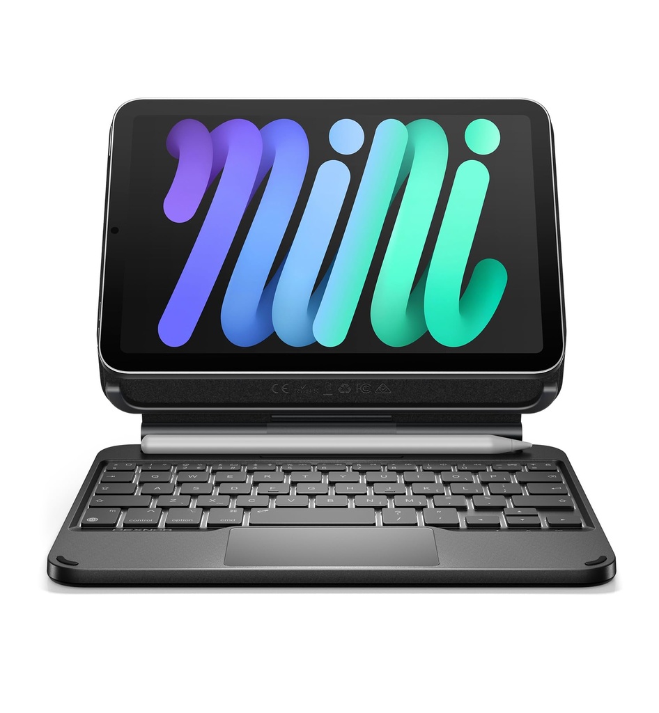 Dexnor for iPad Mini 7 (A17 Pro)/Mini 6 Case with Keyboard, Magnetic Floating Cantilever 