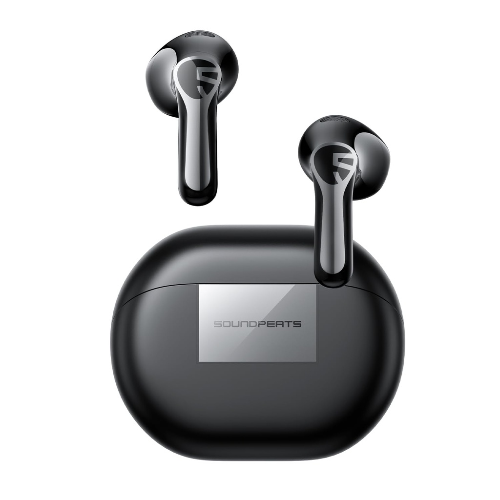 SoundPEATS Air6 HS Semi-In Ear Wireless Earbuds with Hi-Res Audio & LDAC, 45H Battery