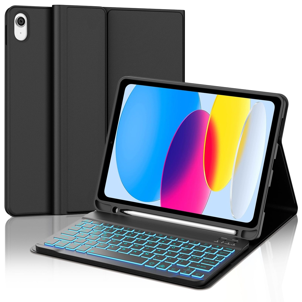 SENGBIRCH Keyboard case for iPad A16 11th Generation 2025/10th Generation 2022 - UK layout