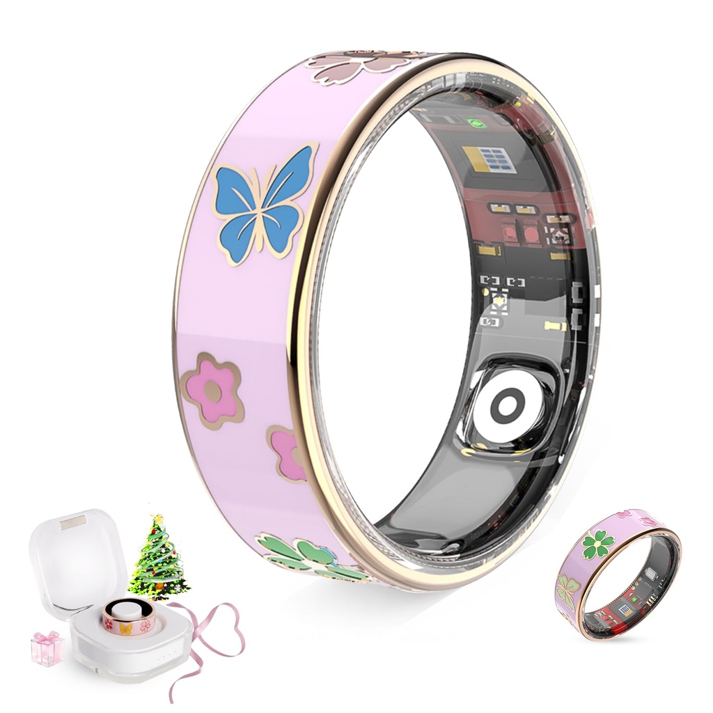Govllfoz Smart Ring for Women & Men,Fitness Ring, Fit Couple,Sleep Tracker,Health Tracker w