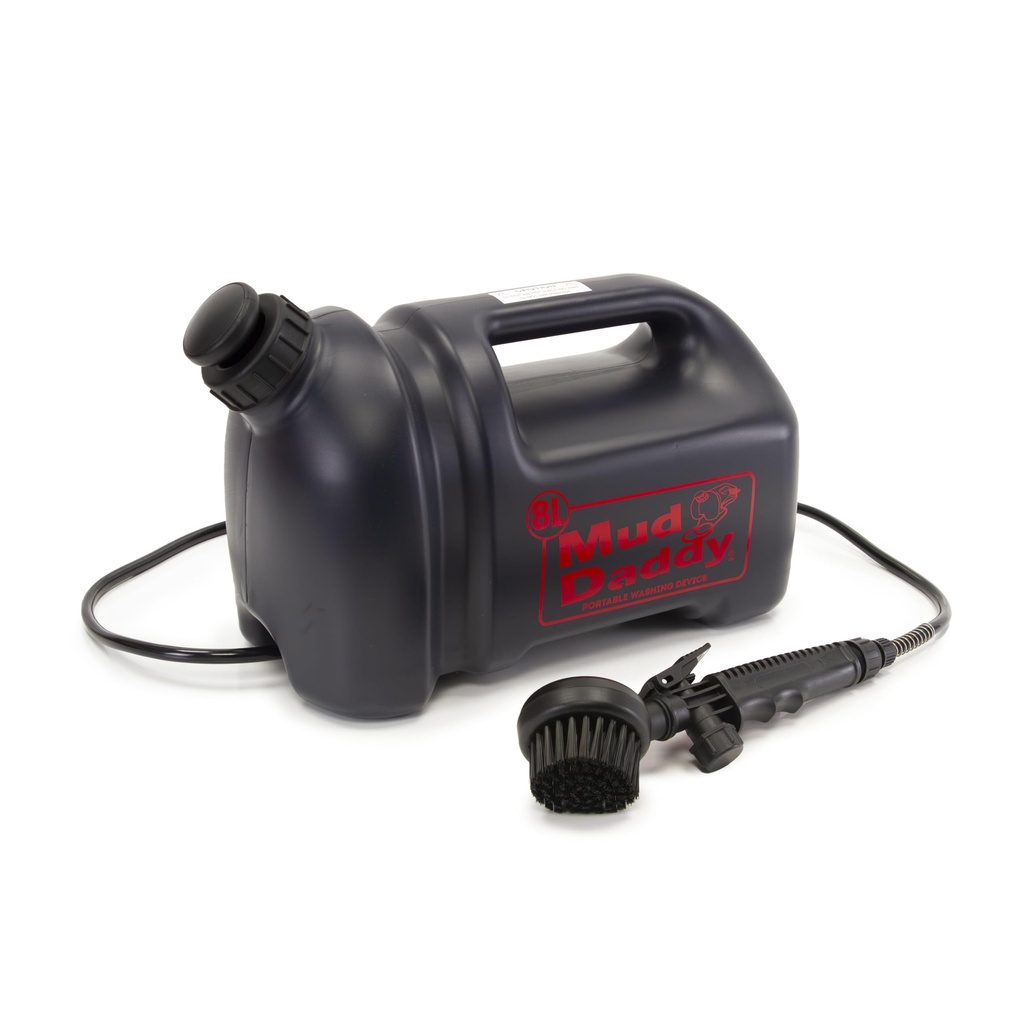Mud Daddy Black 8 Litre Unit, Portable Paddle Board Cleaning Device, Perfect for cleaning Su