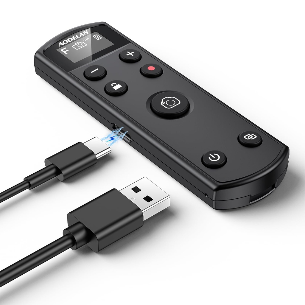 for Fujifilm Camera Rechargeable Shutter Release, AODELAN Wireless Remote Control Compatibl