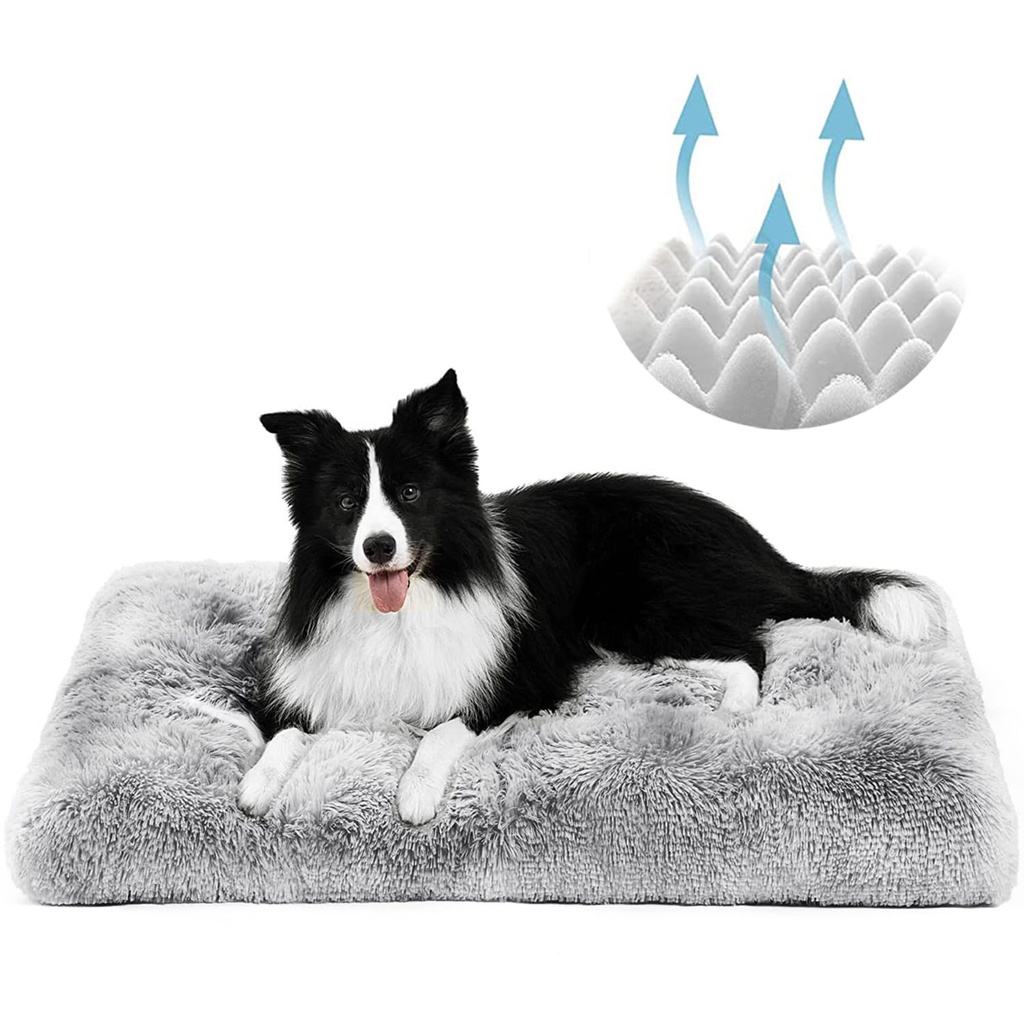 YAGE Large Dog Bed Washable - Memory Foam Orthopedic Dog Bed and Mattress Mat for Dog Crate