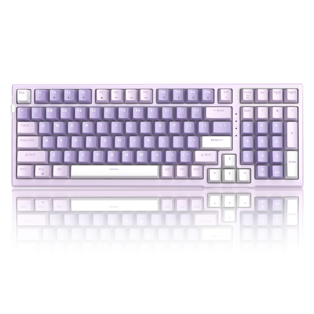 MageGee SKY98 Mechanical Gaming Keyboard, 96% Gasket Hot Swappable Wired Custom Creamy Keybo