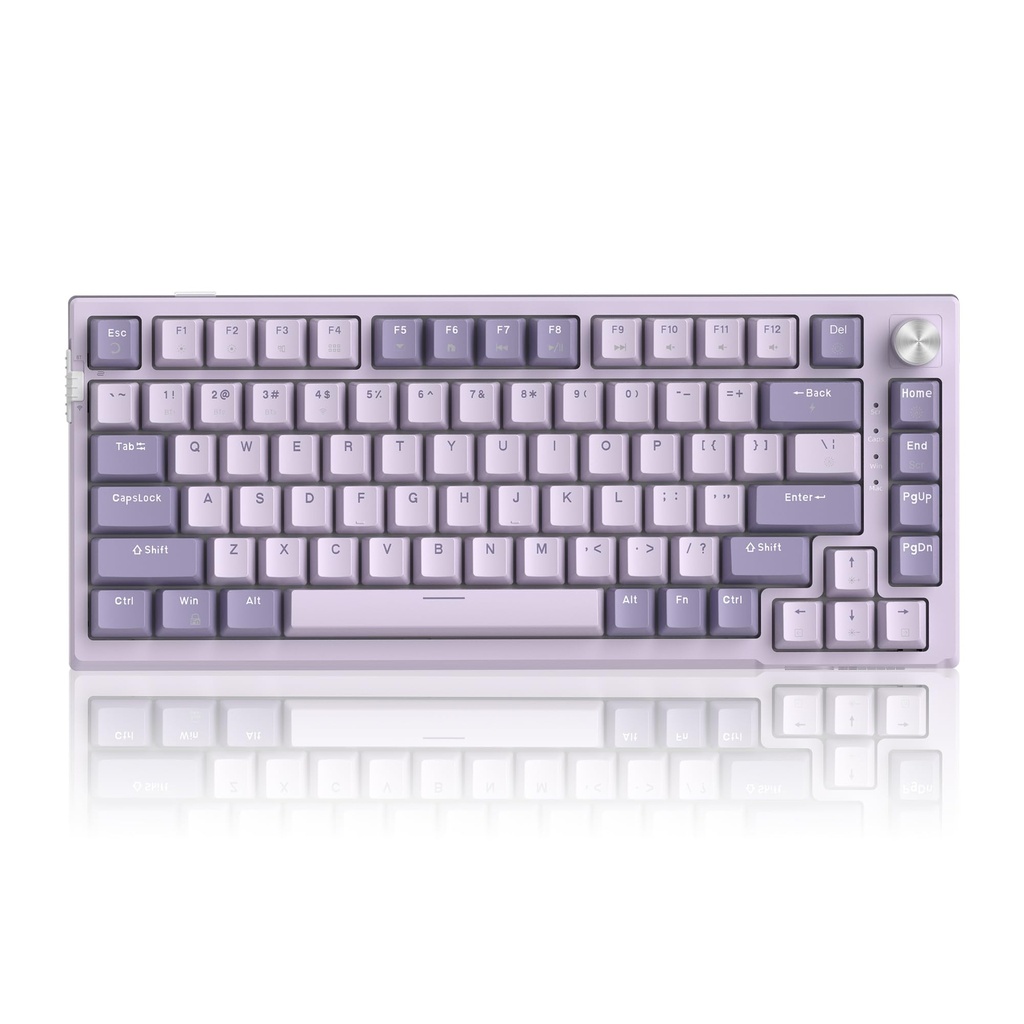MageGee SKY81 75% Wireless Gasket Mechanical Gaming Keyboard, Hot Swappable RGB Custom Cream