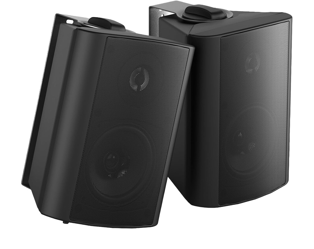 Herdio 4 Inches 200 Watts Outdoor Bluetooth Speakers Waterproof,Wall Mount Speakers With Powerful bass