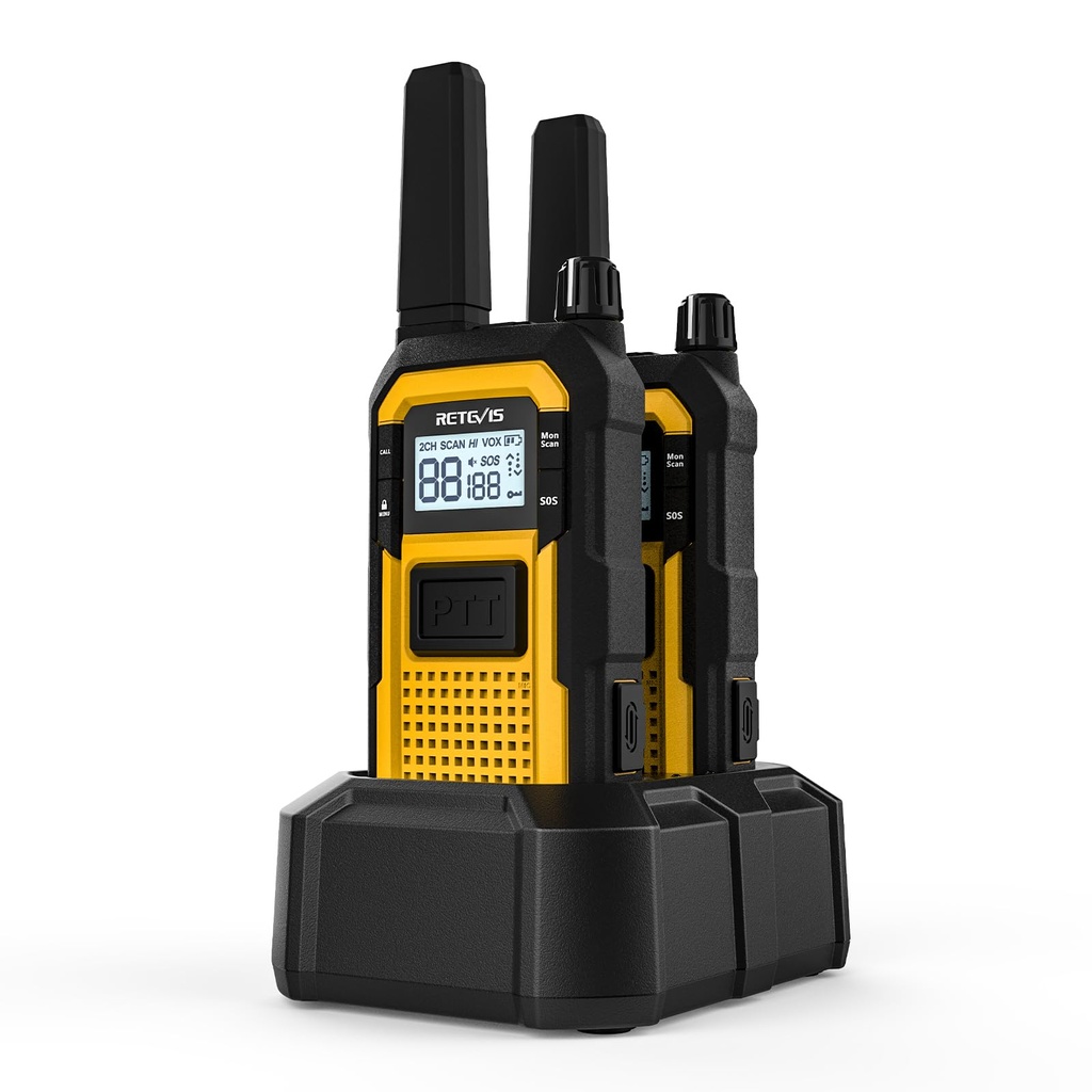 Retevis RB648 Rugged Walkie Talkies for Adults, Waterproof Two Way Radio IP67,MIL-STD-810H,