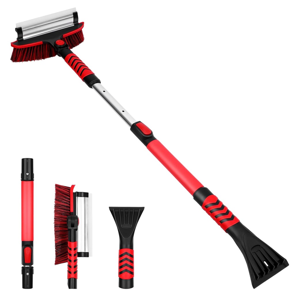 HANABASS Snow Brush Ice Scoop Removal Snow for Car Remove Detachable Snow Brush for Car and