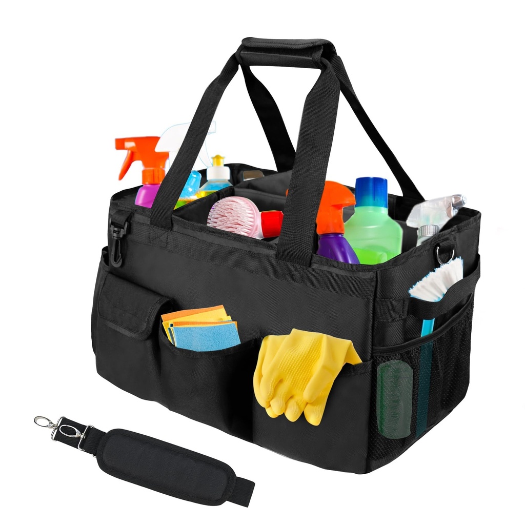 DCY BLUE Cleaning Caddy Organizer With Handle,Cleaning Caddy Bag- Large Caddy Bag For House