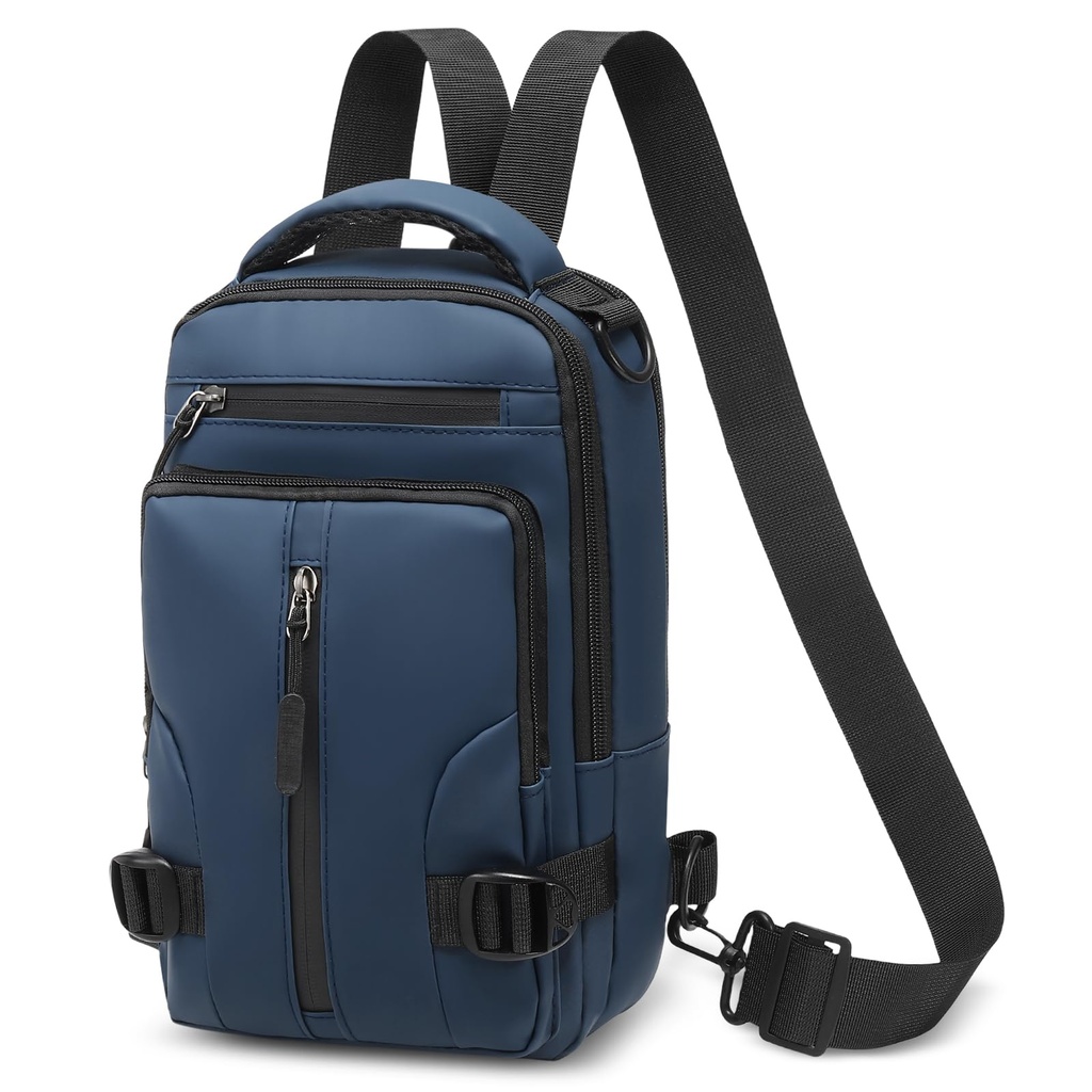 SUIKIHUM Anti Theft Crossbody Backpack, 9.7-Inch Tablet Convertible Sling Bag Lightweight O