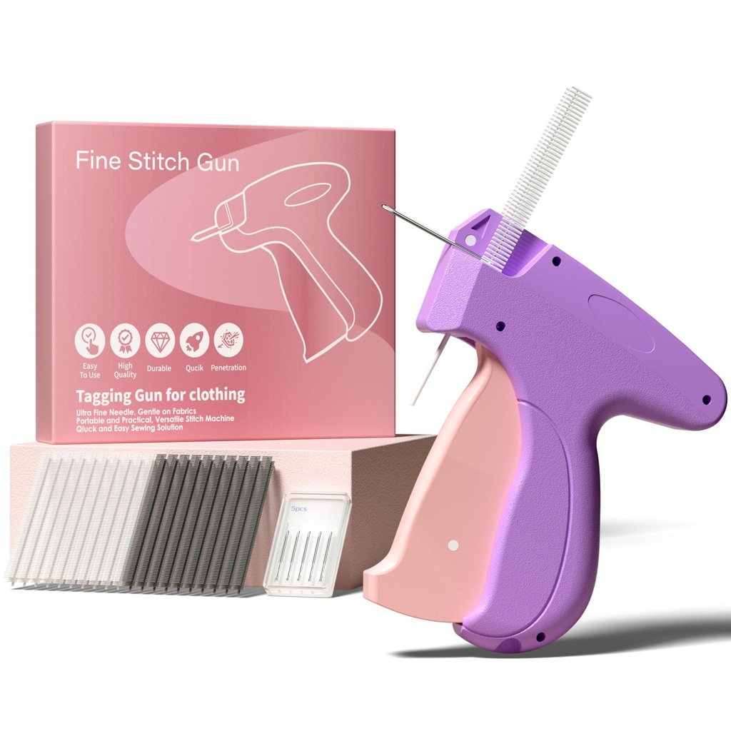 STARALUMZQ Stitchy Quick Clothing Stitch Gun Ã¢Â€Â“ Mini Handheld Tool for Clothes, Fabrics