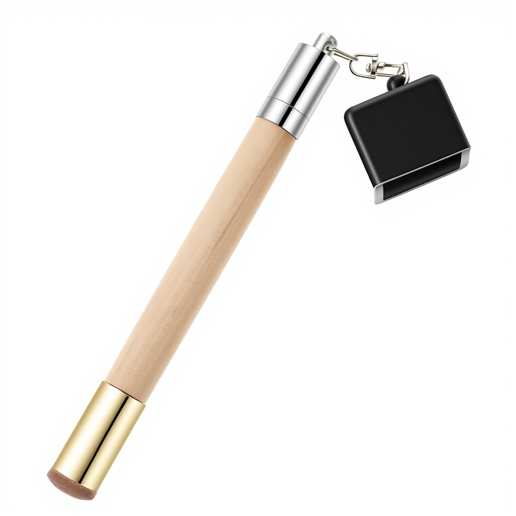 Quilax 2 In 1 Cue Chalk Holder and Cue Tip Pricker, Square Pool Chalk Holder, 2 In 1 Billia
