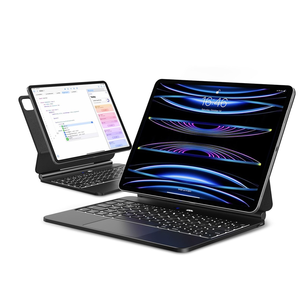APPS2Car Magnetic Keyboard Case for iPad Pro 12.9-inch (6th/5th/4th/3rd Gen) with Floating 