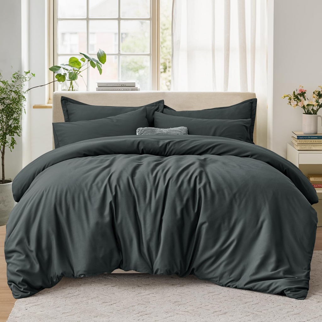 Tifschlaf Double Duvet Set - Bedding Double Bed Set with 2 Pillowcases - Ultrasoft Brushed