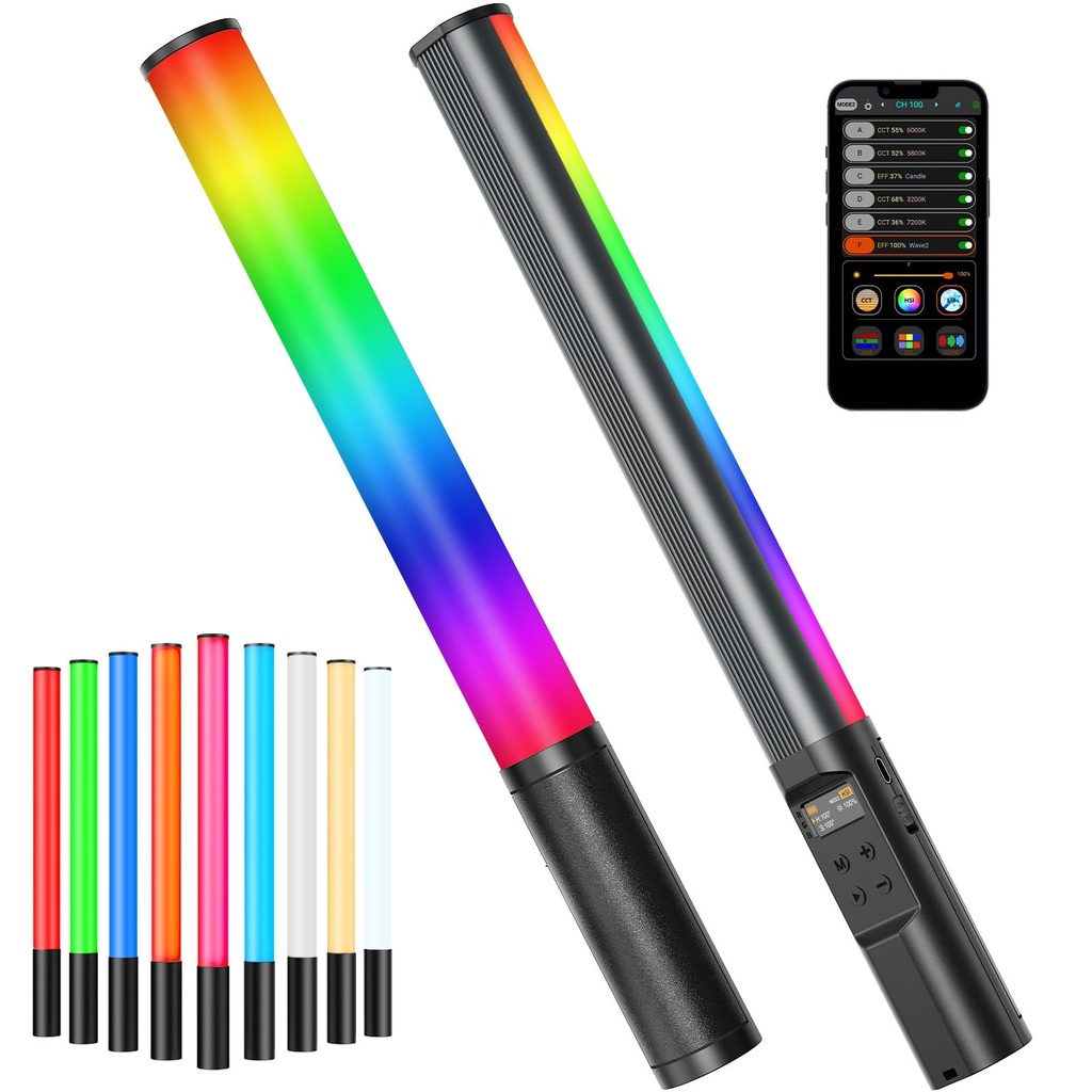Light Wand Photography, Heysliy RGB Handheld LED Light Stick