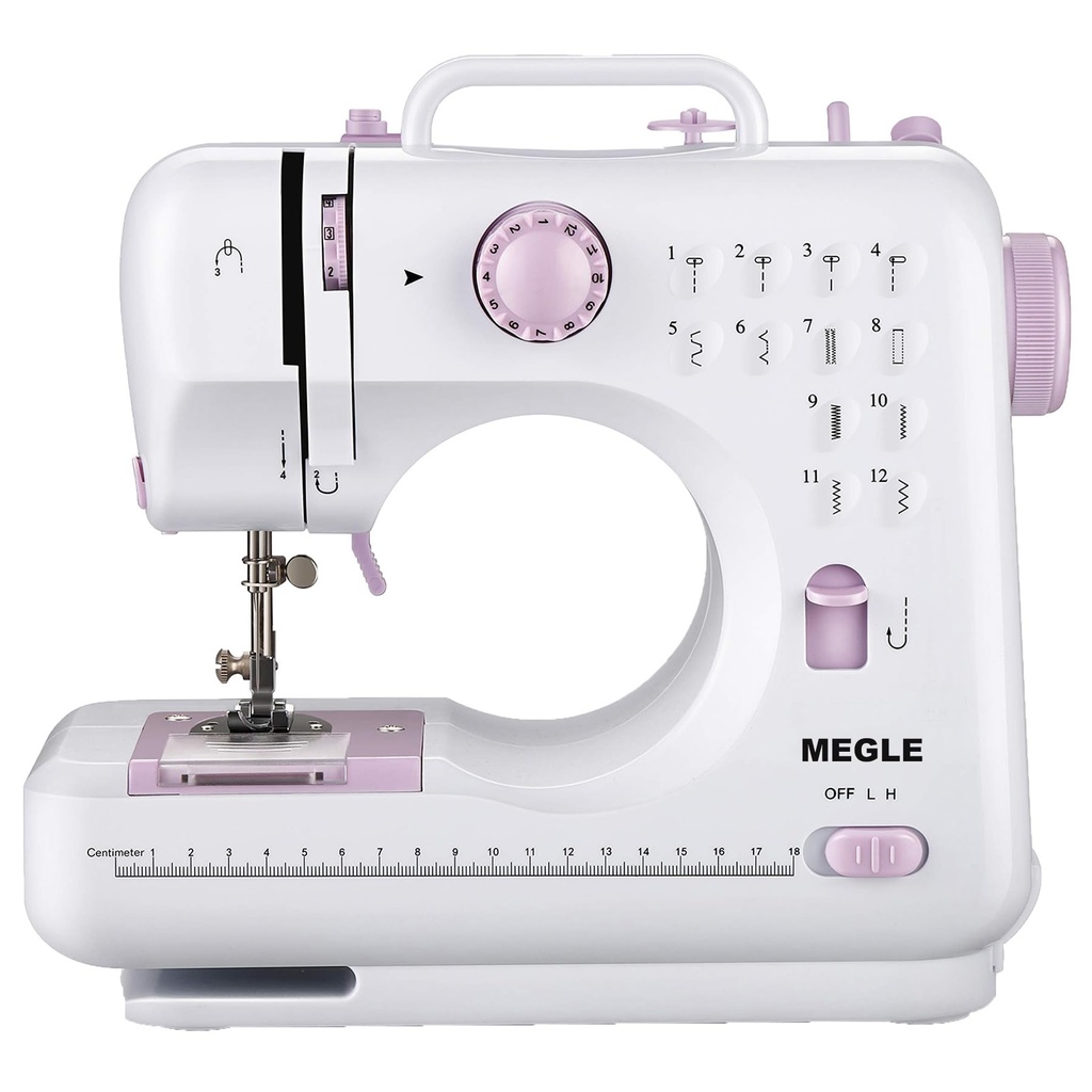 Sewing Machine with Foot Pedal for Beginners and kids, Quick Start Guide, Manual in 5 Languages