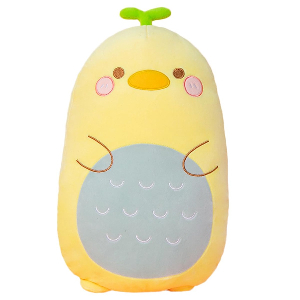 Kekeso Dinosaur Plush Hugging Pillow Cute Stuffed Animal Plush Toy Throw Pillow (Yellow Duc