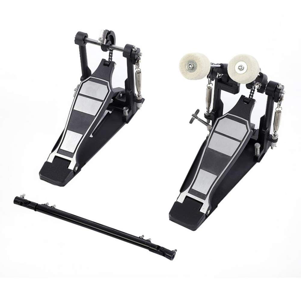 KIMISS Drums Pedal Double, Set Accessories Bass Dual Foot Percussion