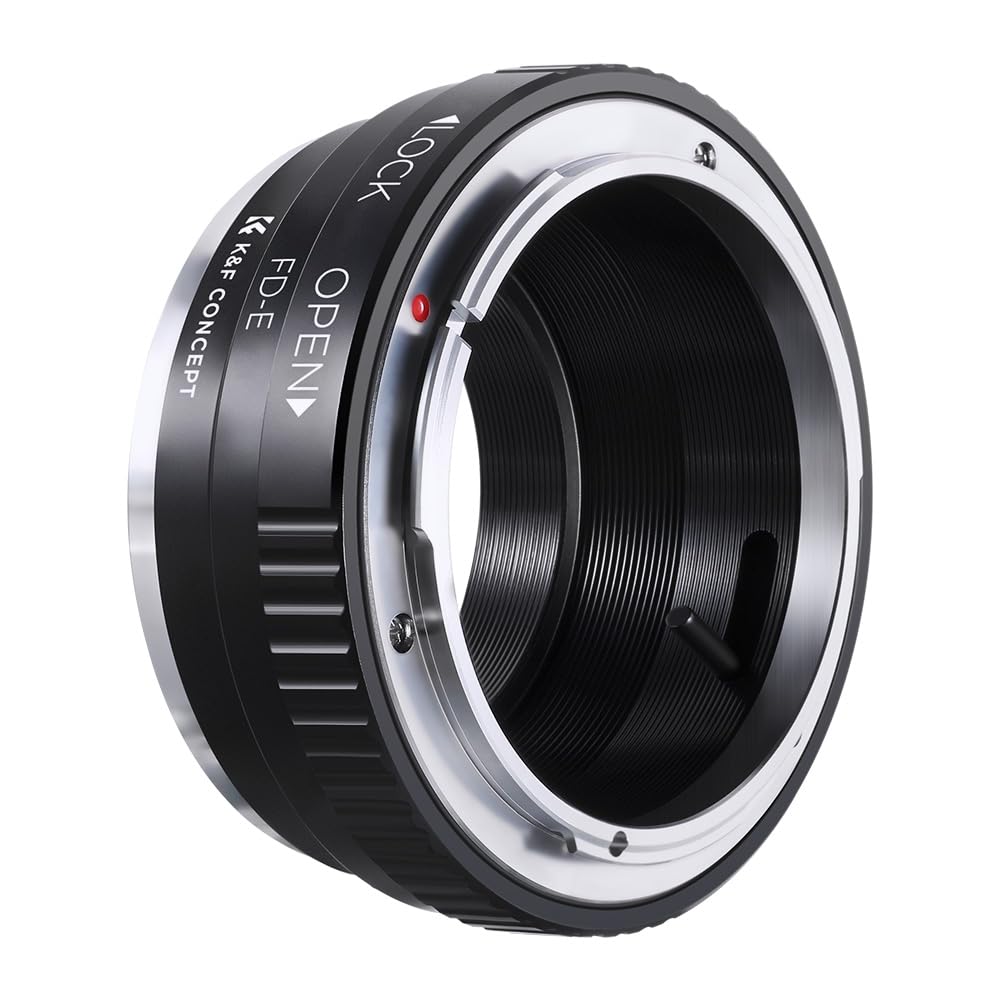 K&F CONCEPT FD to NEX Lens Mount Adapter, Compatible with Canon FD FL Mount Lens and Compati
