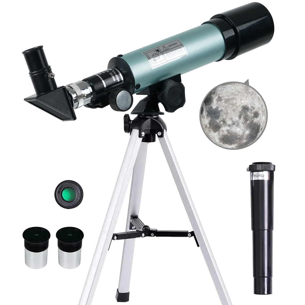 Mijiao Telescope for Kids, Astronomical Telescope Zoom 90X HD Outdoor Monocular Space Telesc