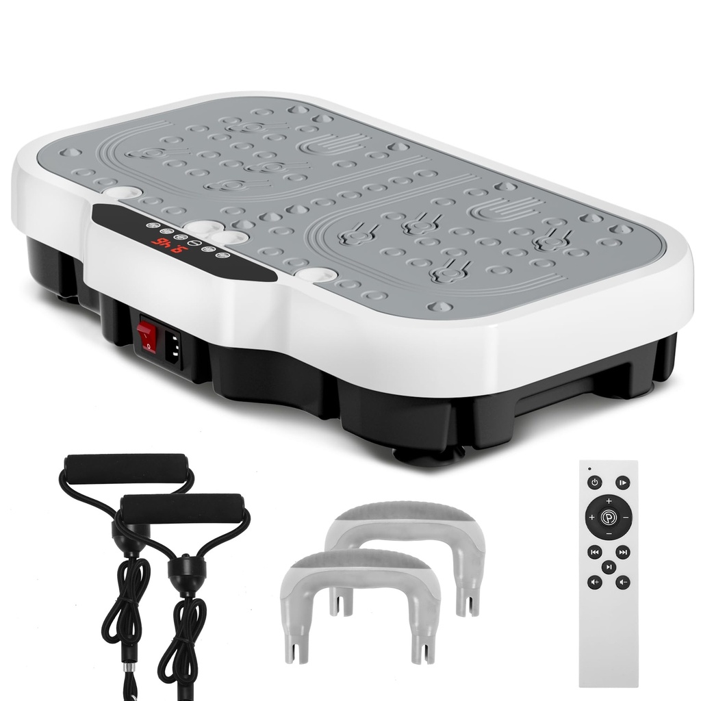 2025 Vibration Plate Exercise Machine, Vibration Platform Whole Body Workout, Adjustable 19