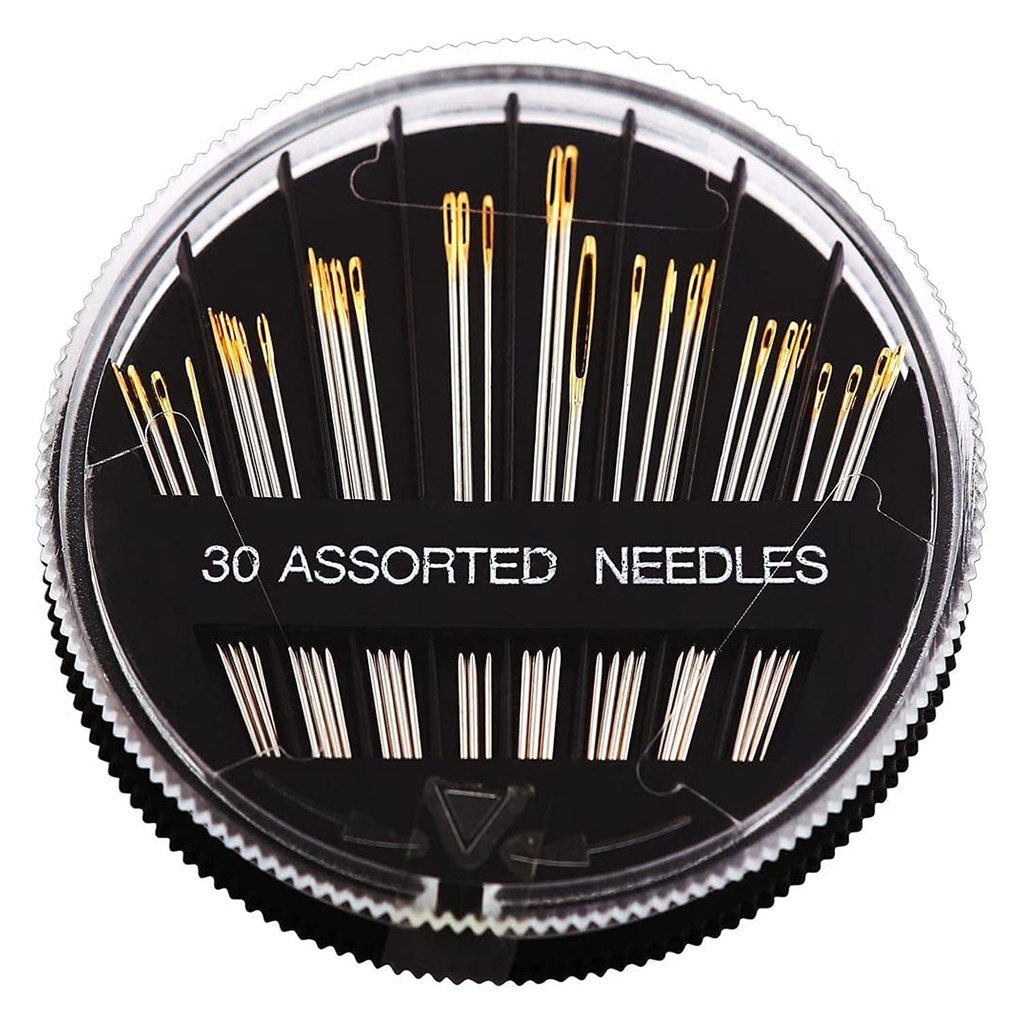 Sewing Needles Sharp Point, 30pcs Stitching Needles Hand Sewing Needles Darning Needles Yarn