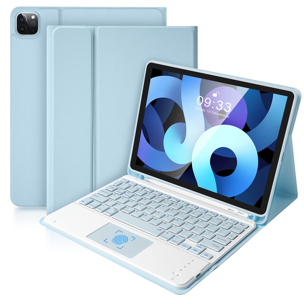 SOPPY Keyboard Case with Touchpad for iPad Air 11-inch (M3 2025 / M2 2024) & Air 4th/5th Gen
