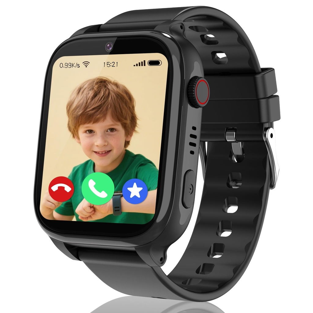 ELEJAFE 4G Kids Smart Watch, GPS Tracker with Video Call, Phone Call, Voice Chat