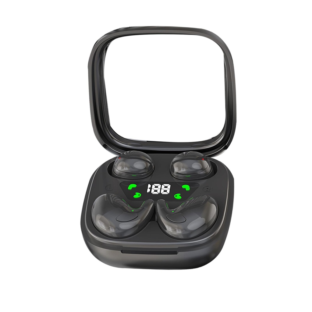 2-in-1 Wireless Small Invisible Earbuds Set Bluetooth Hidden Sleep Earphones for Side Sleep