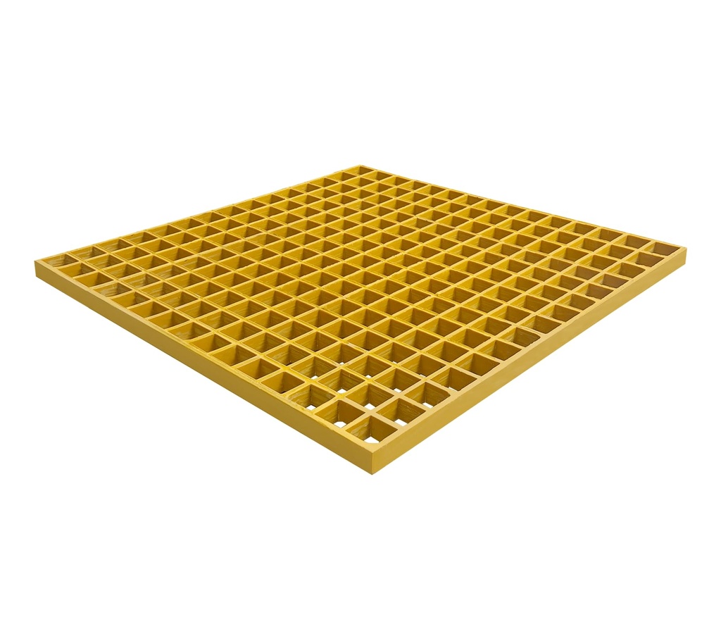 NATOTELA 38mm Thick GRP Grating panels Square L600xW600mm Fiberglass moulded gratings Bar G