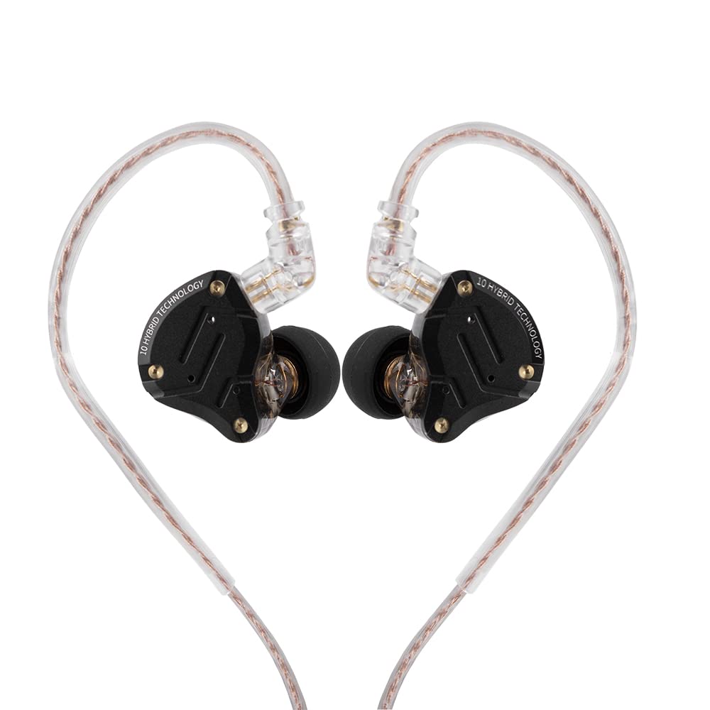 Linsoul KZ ZS10 Pro, 4BA+1DD 5 Driver in Ear Monitor, HiFi Wired Earbuds, Gaming Earbuds, Hy