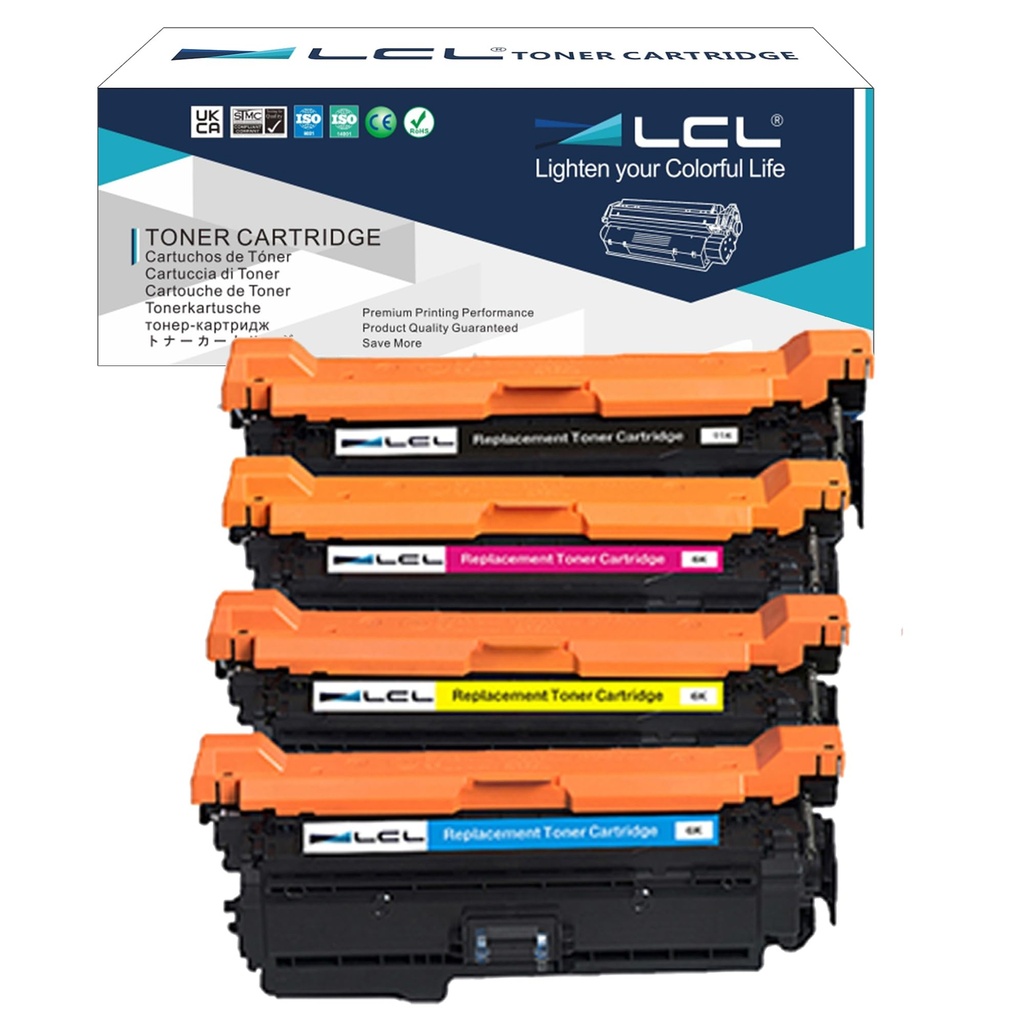 LCL Remanufactured Toner Cartridge 507X 507A CE400X CE400A CE401A CE402A CE403A 