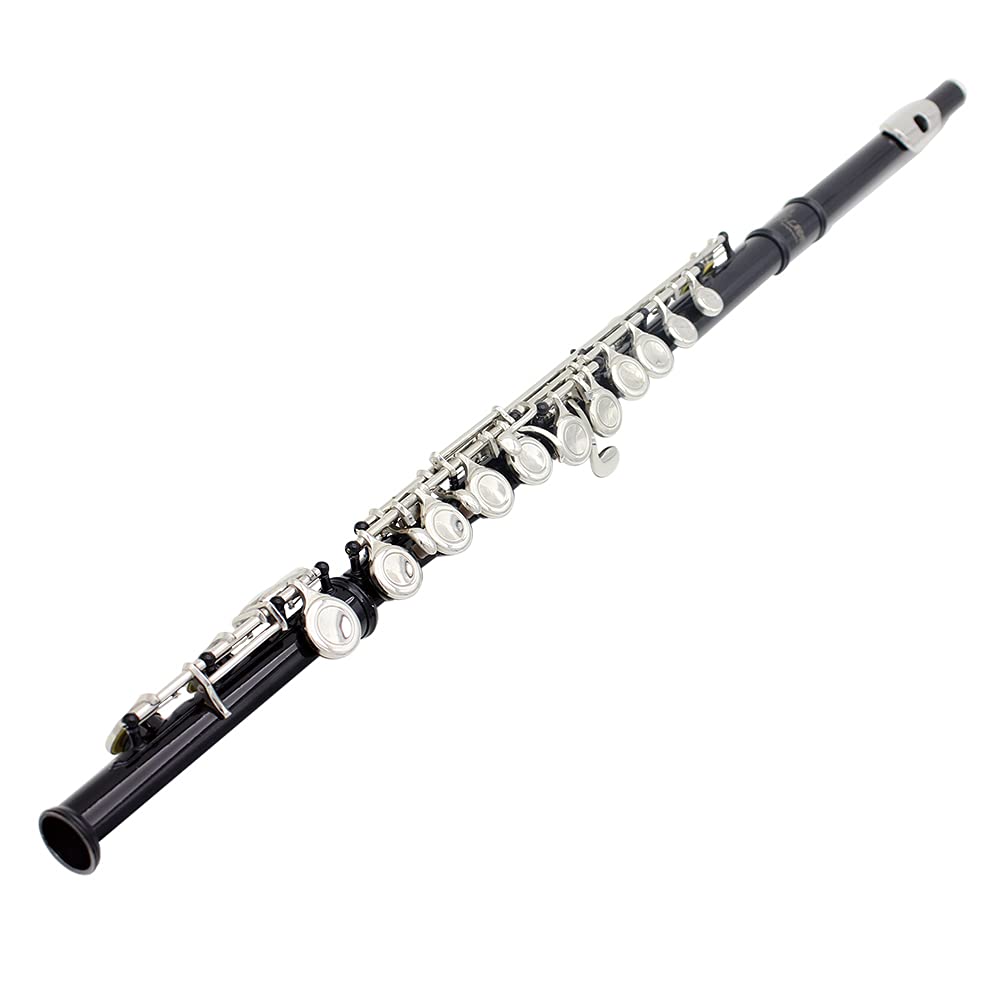Sasuori Flute 16 Holes C Key Western Concert Cupronickel Nicke Plated Woodwind Instrument