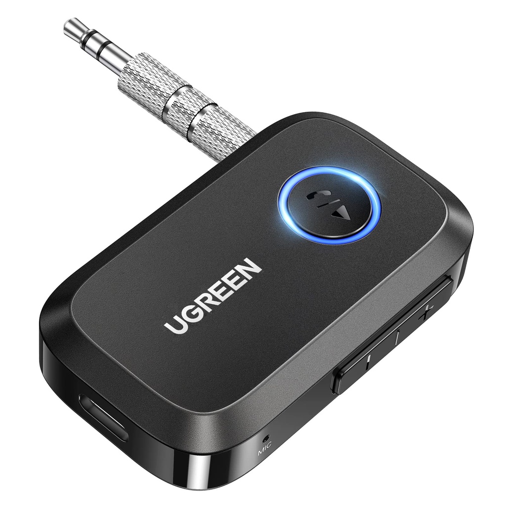 UGREEN Aux Bluetooth 5.4 Adapter for Car, Bluetooth Receiver for Car/Home Stereo/Speaker