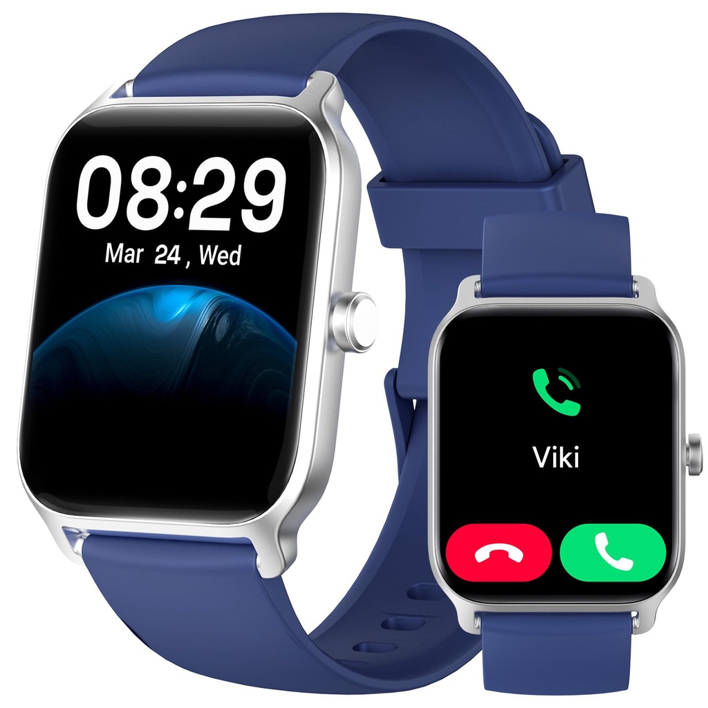 Smart Watch for Men Women, Answer/Make Calls, Alexa Built-in, [1.8" HD Screen] Smart Watches