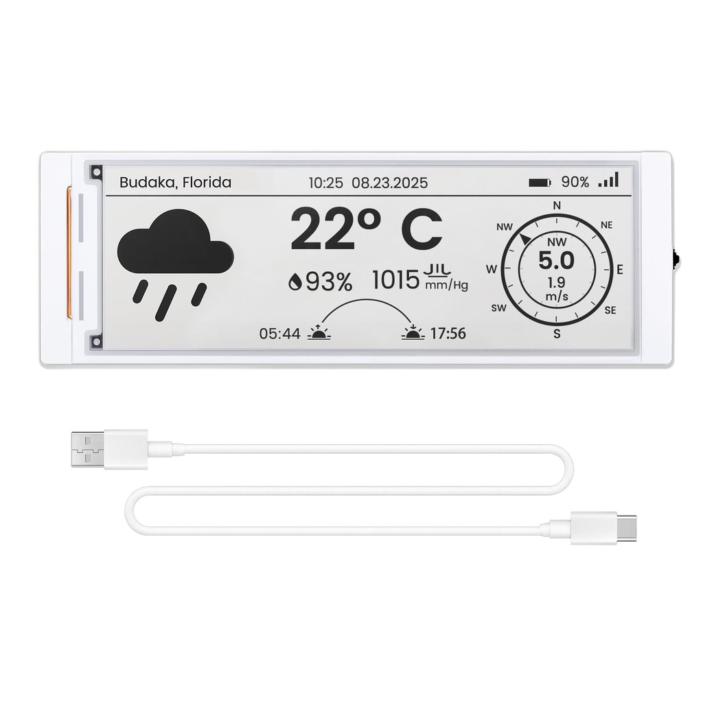 ELECROW ESP32 E-Ink Display 5.79 Inch, CrowPanel E-Paper HMI Display Compatible 