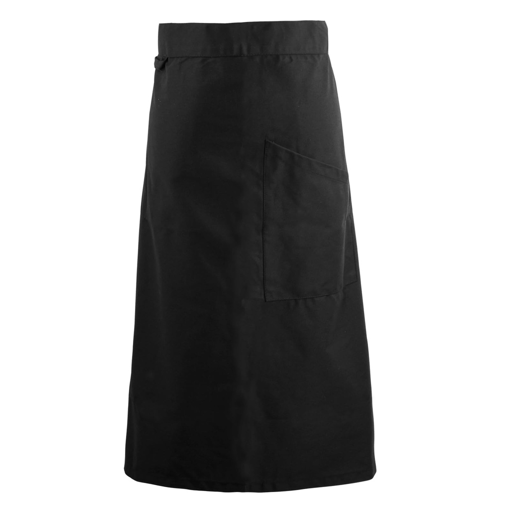 Long Waist Kitchen Half Apron Waterproof, Waist Apron With Large Pockets, Half-Length Long
