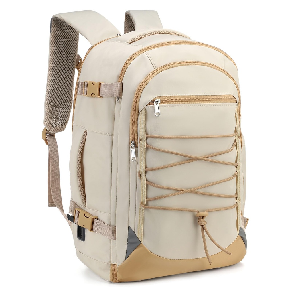 SUIKIHUM Carry on Travel Backpack, Flight Approved Personal Item Bag for Men Women, Door Lo