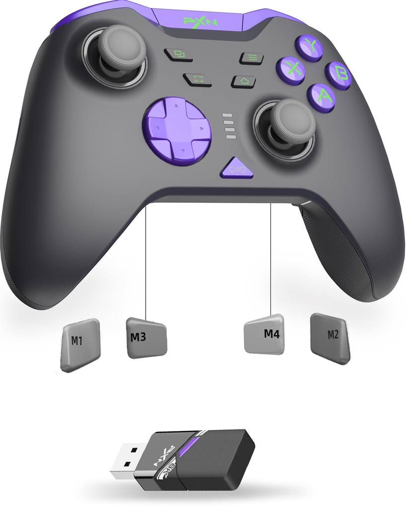 PXN P5 8K Gaming Controller 8K Chip, 2000Hz Polling, Capacitive Joysticks