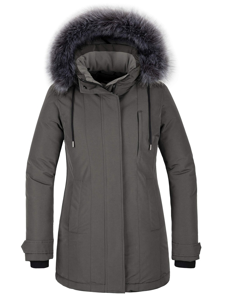 CHINMOON Women's Warm Puffer Jacket Waterproof Winter Coat Windproof Down Jacket with Hood